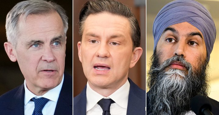 party leaders composite Newspack Canada